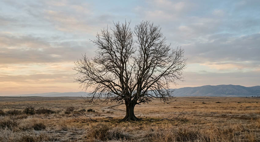 Hannah Pilnick - A Lone bare tree